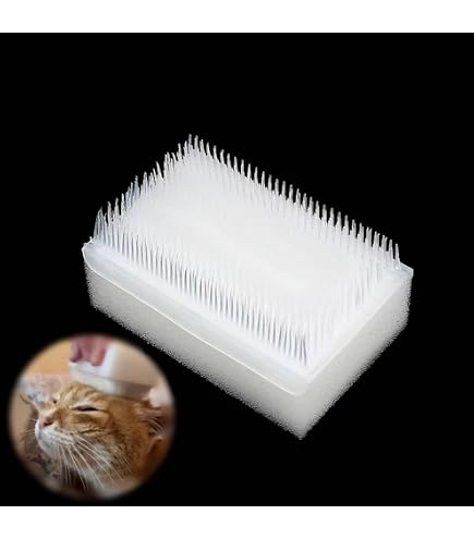 Amazon.co.jp: PAVIKE 猫ブラシ 猫舌マッサージくし 模擬猫の舌 洗える
